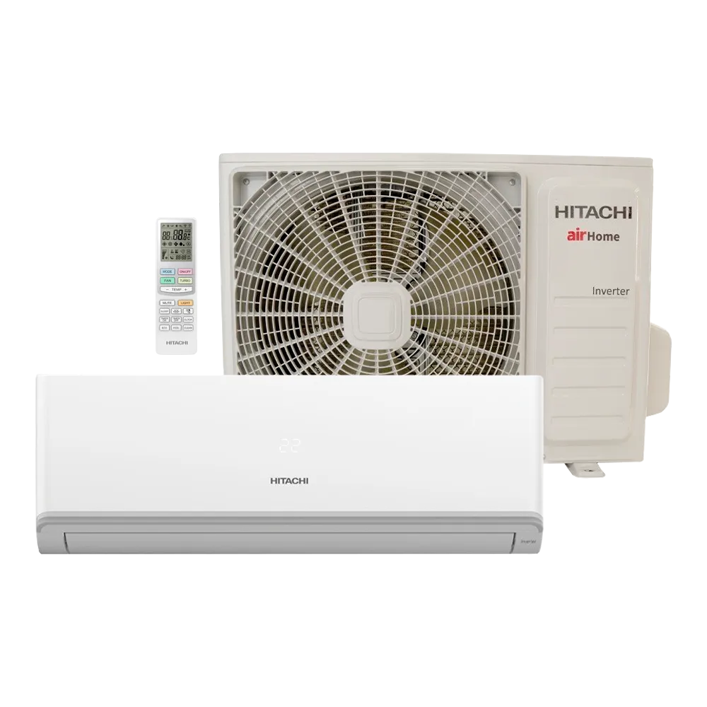 Ar Condicionado Split Hi Wall Inverter Hitachi AirHome 600 Wi-Fi 18000 Btus Frio 220v R-32